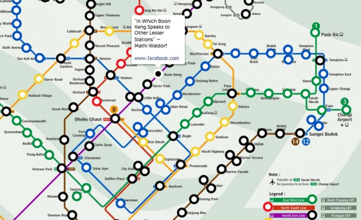 mapie Singapur MRT
