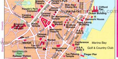 Chinatown Singapore mapa